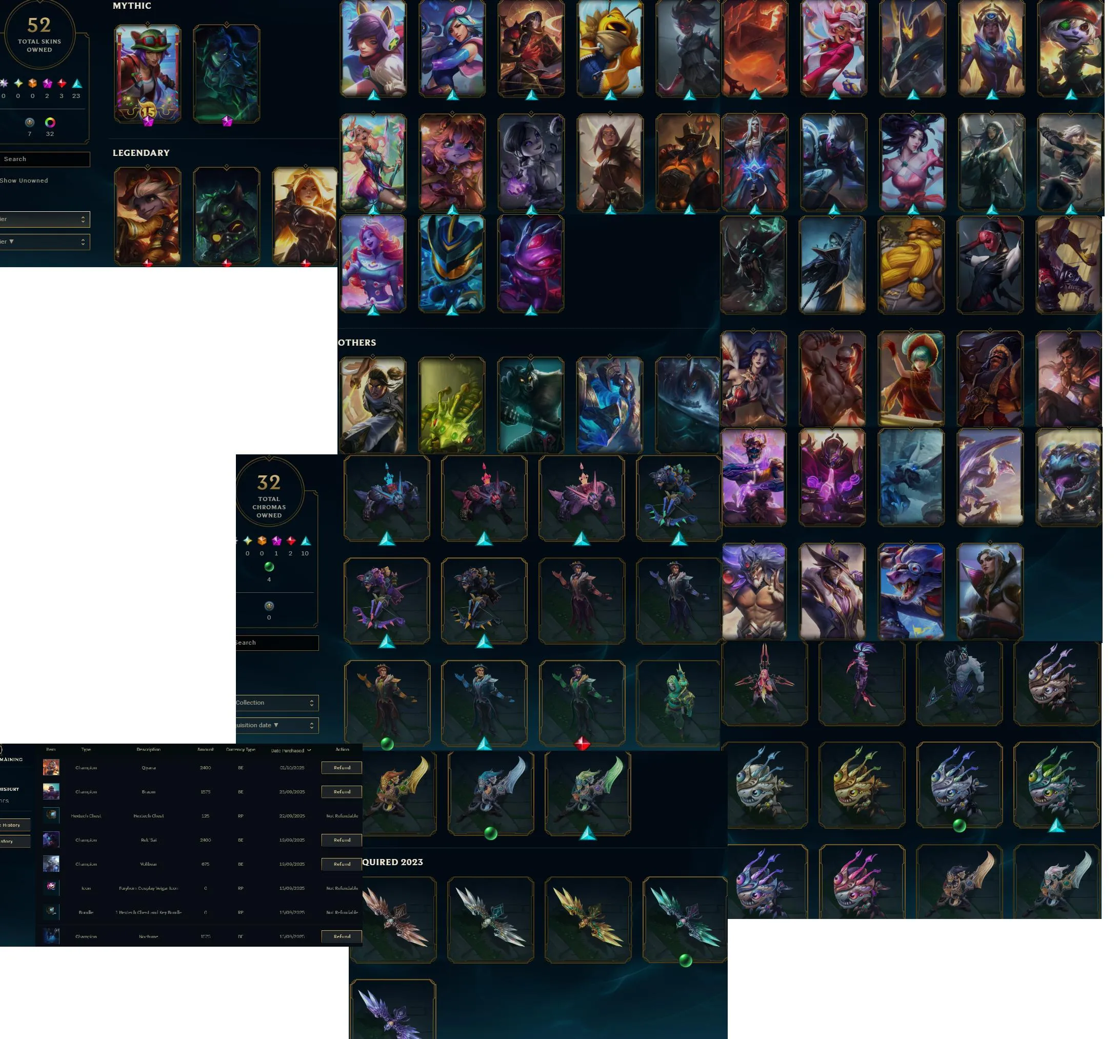 HUGE SALE!🔥LVL96 Grandmaster 760LP Handleveled💎100Champs 52Skins⭐Name Changeable✅Lifetime Ownership Guarantee - Never Taken Back